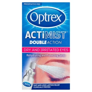 Optrex Actimist Double Action trockenes und gereiztes rehydrierendes & schützendes Spray *NEU - Bild 1 von 1