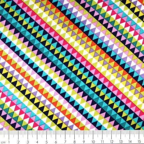 Stoffe Michael Miller Jewe D patchworkstoff Dreiecke zum quilten Baumwollstoff - Bild 1 von 1