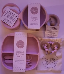 Little Ray Lane Plate, Bowl, Snack Pod & Rattle - Be Bliss Baby Teething Ring - Foto 1 di 6