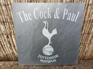 Slate House Sign 30cm x 30cm LARGE Plaque Deep Engraved Personalised & fixings - Picture 1 of 12