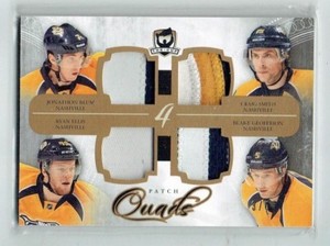 11-12 UD The Cup Quads  Jonathon Blum-Craig Smith-Ryan Ellis-Blake Geoffrion  /5