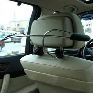 Car Seat Headrest Coat Rack Jacket Suit Clothes Stainless Steel Hanger Rack Hook - Picture 1 of 2