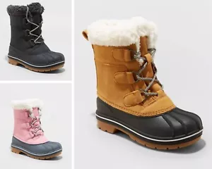 "Kit"" de botas de invierno impermeables para niños con cordones Cat and Jack - Imagen 1 de 9