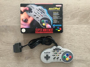 Manette turbo ASCIIPAD Asciiware Super Nintendo SNES non testé avec boite carton - Imagen 1 de 8