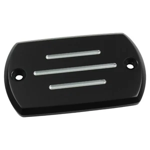 Yamaha XVS 950 Midnight Star → Bremszylinder-Deckel - Fluted - schwarz - Bild 1 von 2