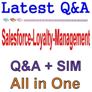 Salesforce Loyalty Management Accredited Professional Exam Q&A - Zdjęcie 1 z 1