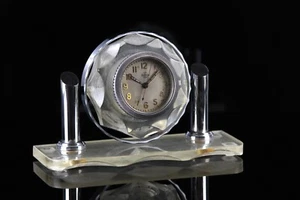 Reloj de escritorio mecánico soviético panel tanque reloj CHELYABINSK ChChZ URSS - Imagen 1 de 5