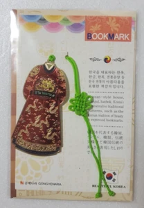 Korean Metal "Hanbok" Traditional King Dress Tassel Bookmark - US Seller - Picture 1 of 3