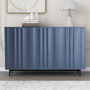 Sideboard Buffet Storage Cabinet with 2 Doors and 2 Drawers for Living Room - Picture 1 of 49