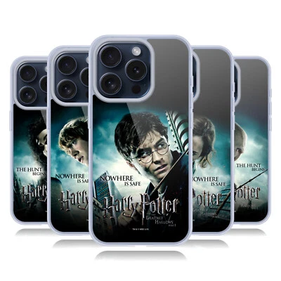 FUNDA OFICIAL DE GEL SUAVE HARRY POTTER DEATHLY HALLOWS VII PARA TELÉFONOS APPLE iPHONE Foto 1 de 4