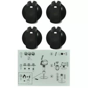 Universal Knob Kit Stove Cooktop 40mm Black Stove Knob Cooktop knob - Picture 1 of 1