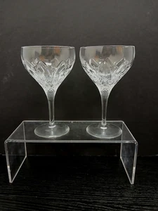 Atlantis Chartres Champagne Tall Sherbet Cut Blown Glasses Portugal (Set of 2) - Picture 1 of 16