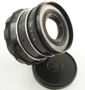 GEWARTET INDUSTAR-61 L/D Objektiv 2,8/55 mm UdSSR M39 + Adapter. Micro M 4/3 MFT Halterung - Bild 1 von 9