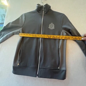 Ralph Lauren L-RL Active Women's Sz Small Gray Crest Full Zip Sweatshirt Jacket - Picture 1 of 10