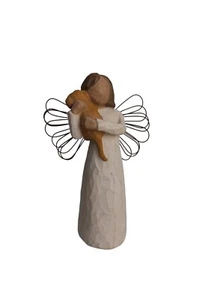 Vintage Willow Tree ANGEL OF FRIENDSHIP With Dog Puppy Lordi Demdaco 1999 - Bild 1 von 11