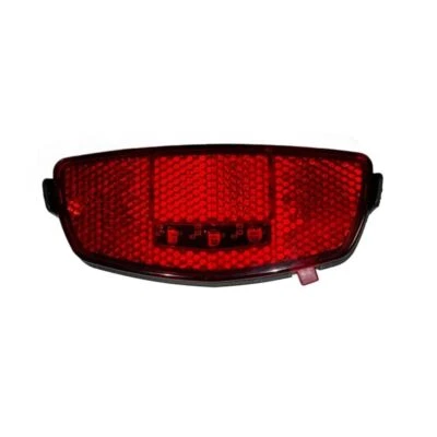 MADICKS Fanalino Luce Posteriore Bici Led Universale Riflettente Attacco Al Portapacchi
