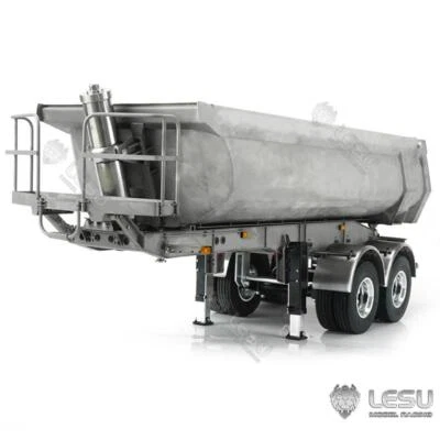 LESU Metal Hydraulic Dumper Semi-trailer 1/14 RC Tractor Truck Vehicles DIY KIT - Image 1 of 4