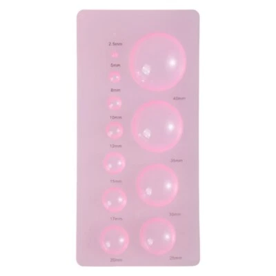 12 Size 3D Half Ball Domes Quilling Papercraft Board Creation Tool - Image 1 of 4