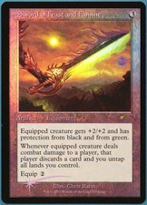 Sword of Feast and Famine (Judge) FOIL Promo NM Special CARD (243107) ABUGames