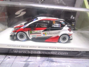 TOYOTA Yaris WRC 2020 Mondiali Rally Monza #1 Ogier WRT Gazoo Microsoft Spark 1:43 - Foto 1 di 3