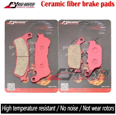 Pastillas de freno delanteras traseras de cerámica para Honda CBR250R CBR 250 RAB/RAC (ABS) Foto 1 de 4