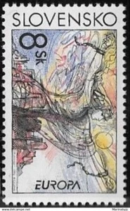 SKV) 1995. Slovakia. Europe CEPT, 1 stamp mnh. - Picture 1 of 1