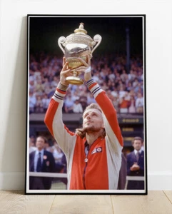 Bjorn Borg Wimbledon Photo / Poster Up To 36"x24" - Picture 1 of 2