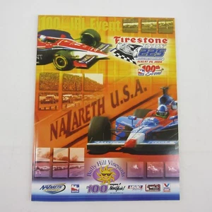 2004 Firestone Indy 225 Nashville Speedway Souvenir Program IRL IndyCar - Picture 1 of 13