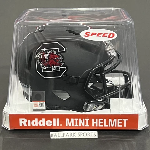 SOUTH CAROLINA GAMECOCKS - Riddell Speed Mini Helmet (Matte Black) Cover