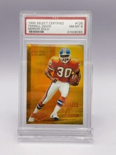 1995 Select Certified Edition - Gold Mirror #126 Terrell Davis (RC) - GRADED