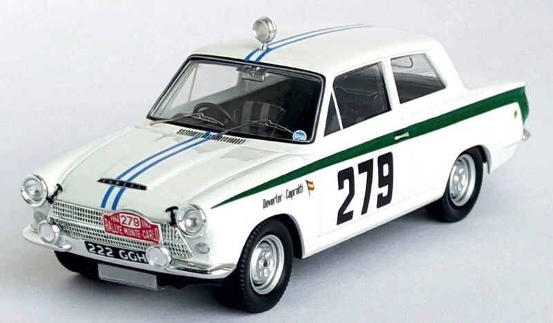 Ford Cortina Lotus Rally Monte Carlo 1964 Reveter-Caprotti 1:43 TROFEU RRFR83 - Immagine 1 di 1
