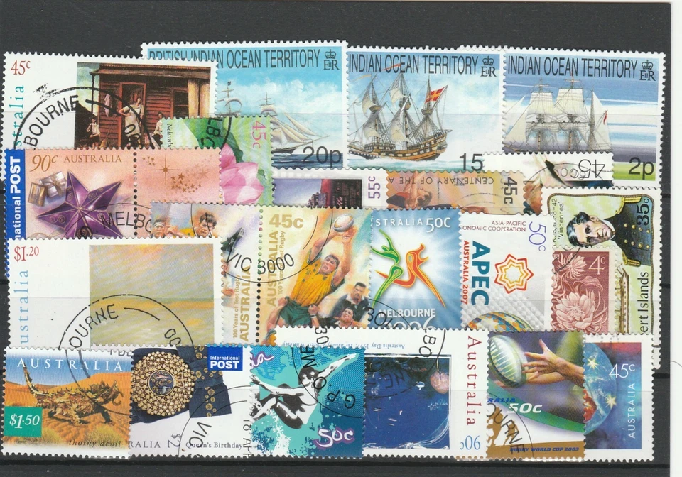 Australia Modern Commemorative Stamps Different 13384 - Image 1 of 1