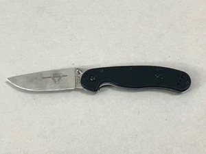 Ontario Rat MODEL 11 Linerlock COYOTE Black Folding Steel Pocket Knife Taiwan - Picture 1 of 7