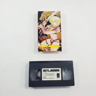 Outlanders Anime VHS Tape 1993 Dark Image English Dubbed - Image 1 of 4