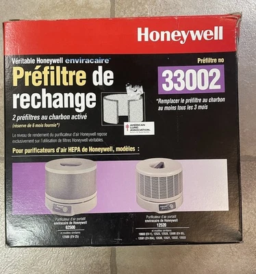 Honeywell Replacement Pre-Filter OEM 33002 for Enviracaire 62500 12520 2 Pack - Image 1 of 3