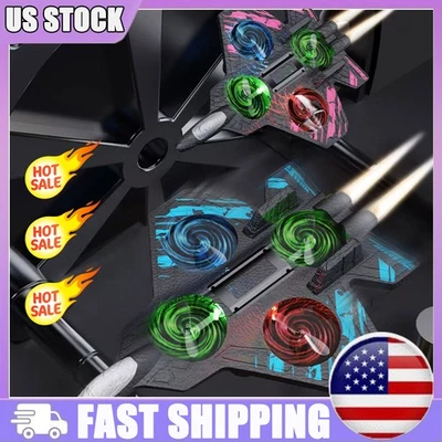 RC Glider Plane 2.4G Remote Control Stunt Jet Drone with Light – Blue/Green/Pink - Image 1 of 4