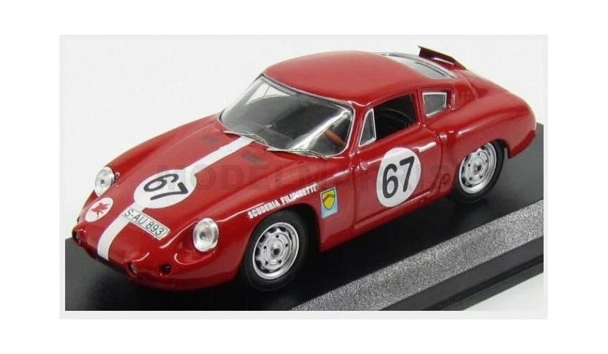 1 43 Best Porsche 356B Carrera Abarth Gtl Rossfeld Hill Climb 1963 Muller BE9634