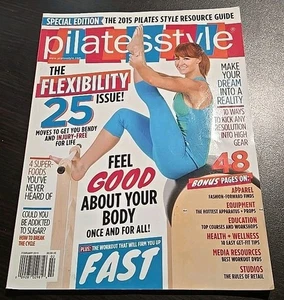 Pilates Style Magazine February 2015 Flexibility Issue Rare - Foto 1 di 1