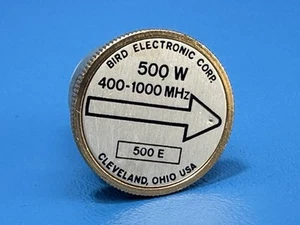 BIRD 500W 400-1000 MHz 500E MODEL 43 THRULINE WATTMETER ELEMENT SLUG - Zdjęcie 1 z 6