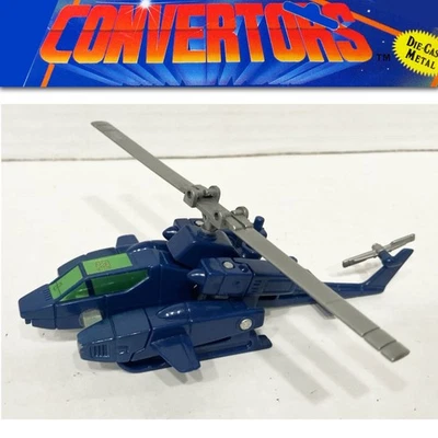 Convertors Chopper Helicopter Blue 1984 Select Ovelon gazzette Dorvack - Image 1 of 4
