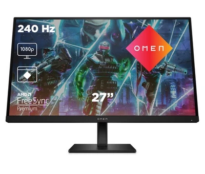 HP Omen 27s Gaming Monitor - IPS, FHD, 240Hz, Höhenverstellung - Bild 1 von 4