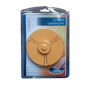 Pressit DVD/CD Labelling Kit - Applicator, Inserts, Gloss & Matt Labels - Afbeelding 1 van 3