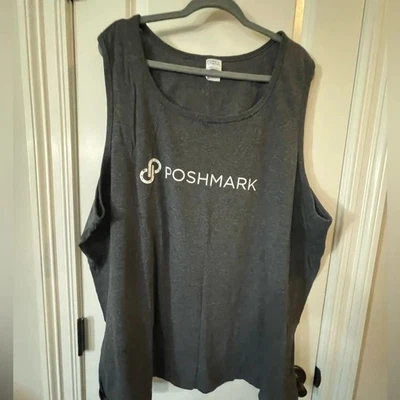 Camiseta sin mangas Poshmark - UNISEX - USADA EN EXCELENTE ESTADO - 3XL Foto 1 de 2