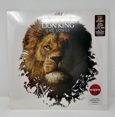 THE LION KING - The Songs Vinyl LP Record GOLD color SEALED M/NM Disney Foto 1 de 4