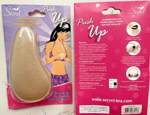NEW Secret Beige Thick Sponge Bra Push Up Breast Removable Bra Accessories (B10) - Picture 1 of 1