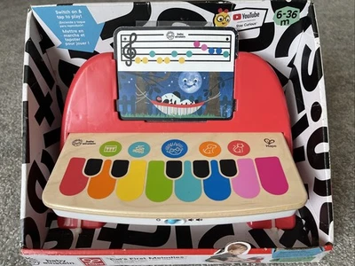 Teclado de madera real Baby Einstein Cal’s First Melodies 6-36M juguete de piano usado en excelente estado Foto 1 de 4