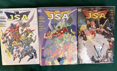 JSA Omnibus VOL 1-3 Set Justice Society of America Jeff Johns DC Lote Tapa Dura Foto 1 de 3