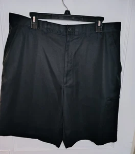 Top Flite Gold Edition Golf Shorts Mens 36 Black Pockets Lightweight Flat Front - Picture 1 of 21