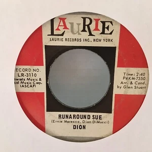 45 Schallplatten - Dion - Runaround Sue / Runaway Girl - Bild 1 von 2