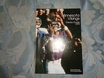 1979 MINNESOTA VIKINGS MEDIA GUIDE Yearbook Program Press Book NFL Football AD - Image 1 of 2